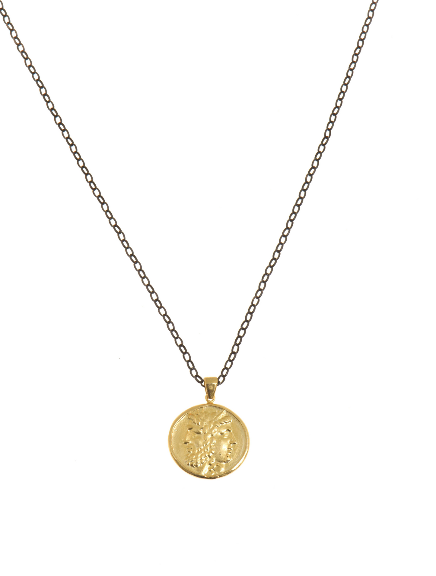 Janus Tenedos Medallion Necklace