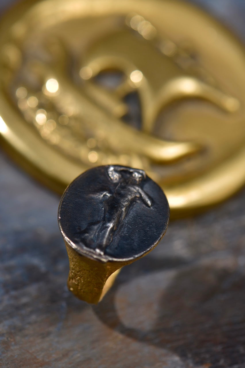 Dionysus and Satyr Ring