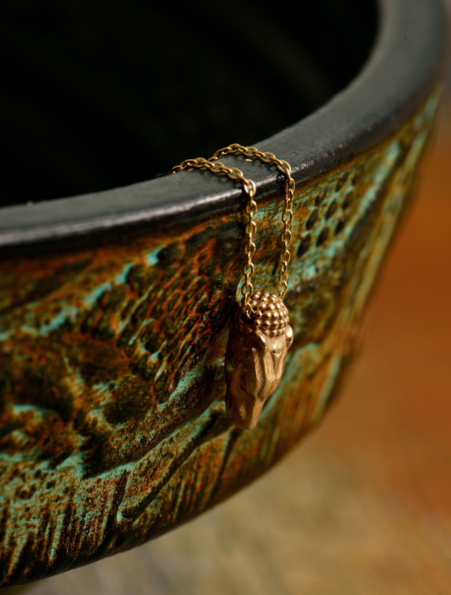 Panther Head Gold Necklace