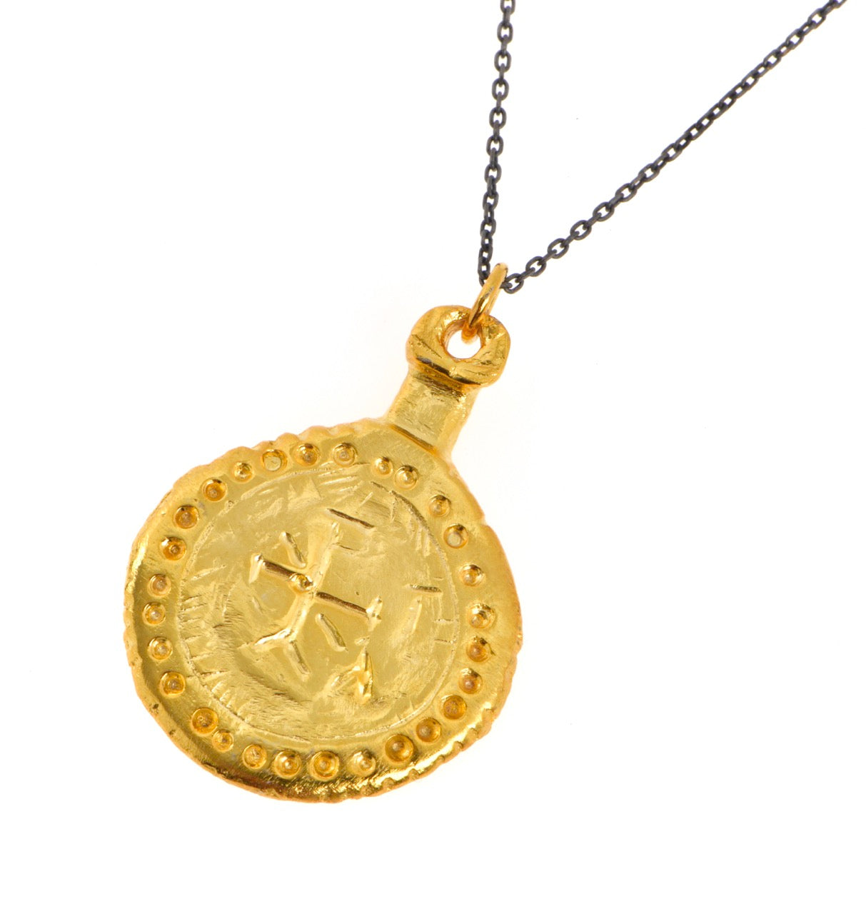 Chi (X) Ro (P) Monogram Necklace