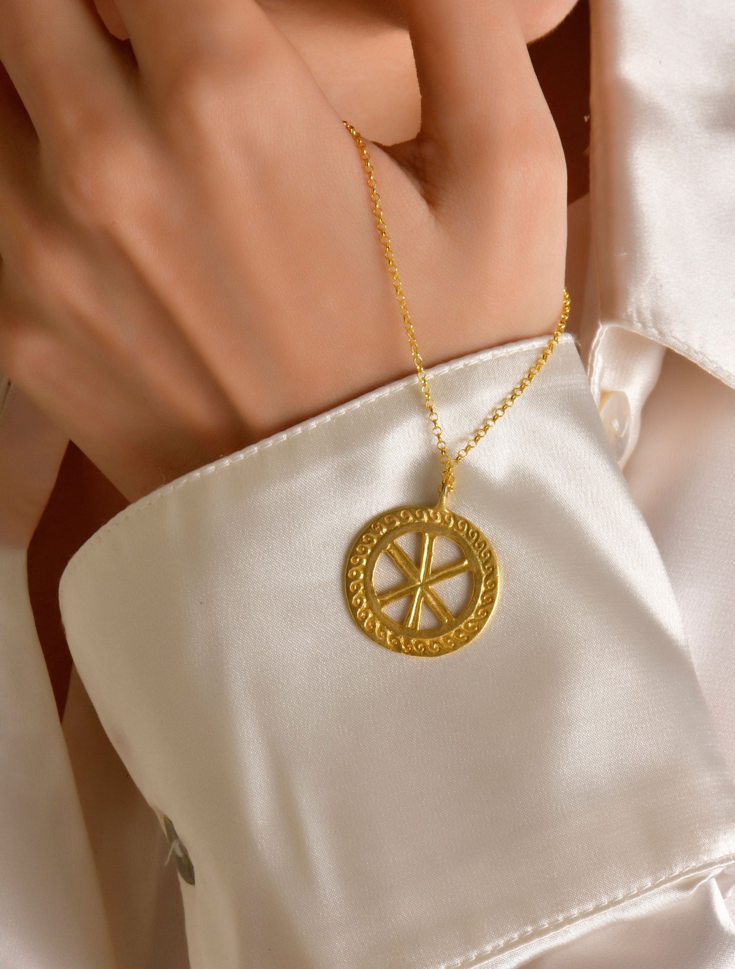 Christogram Chain Necklace