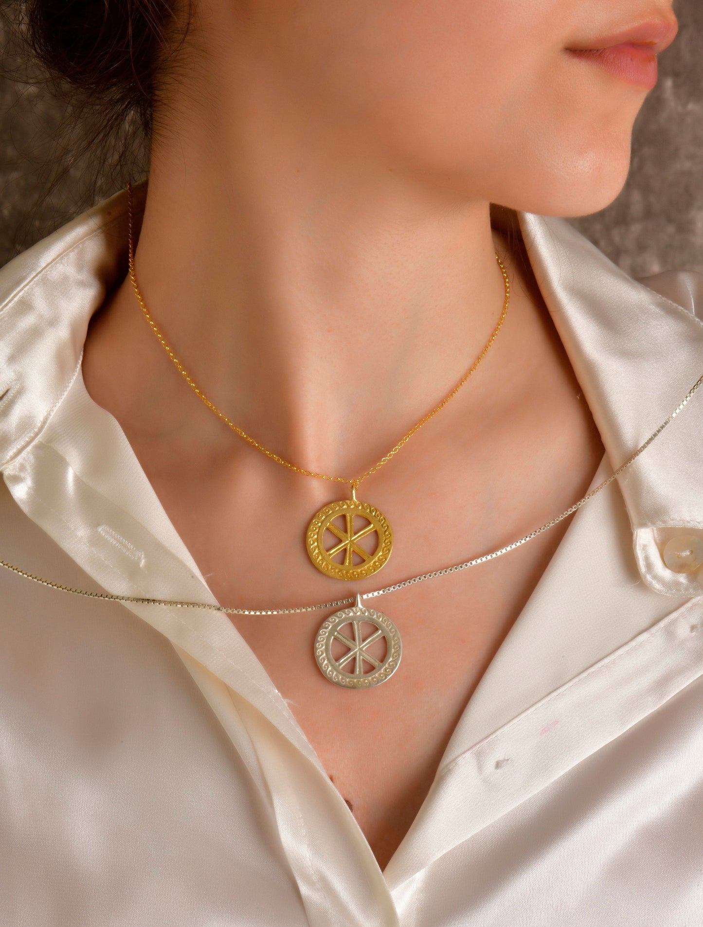 Christogram Chain Necklace