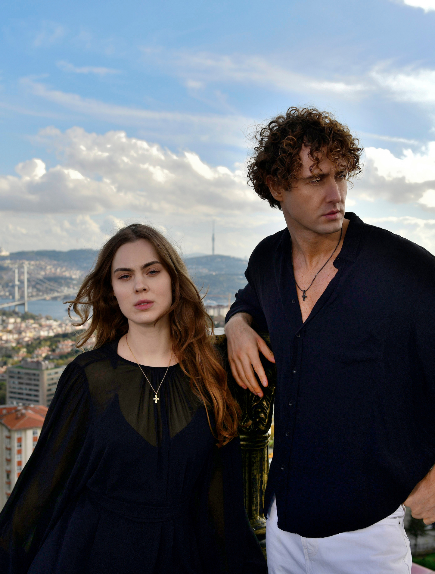 Byzantine Omphalion Cross Chain Necklace