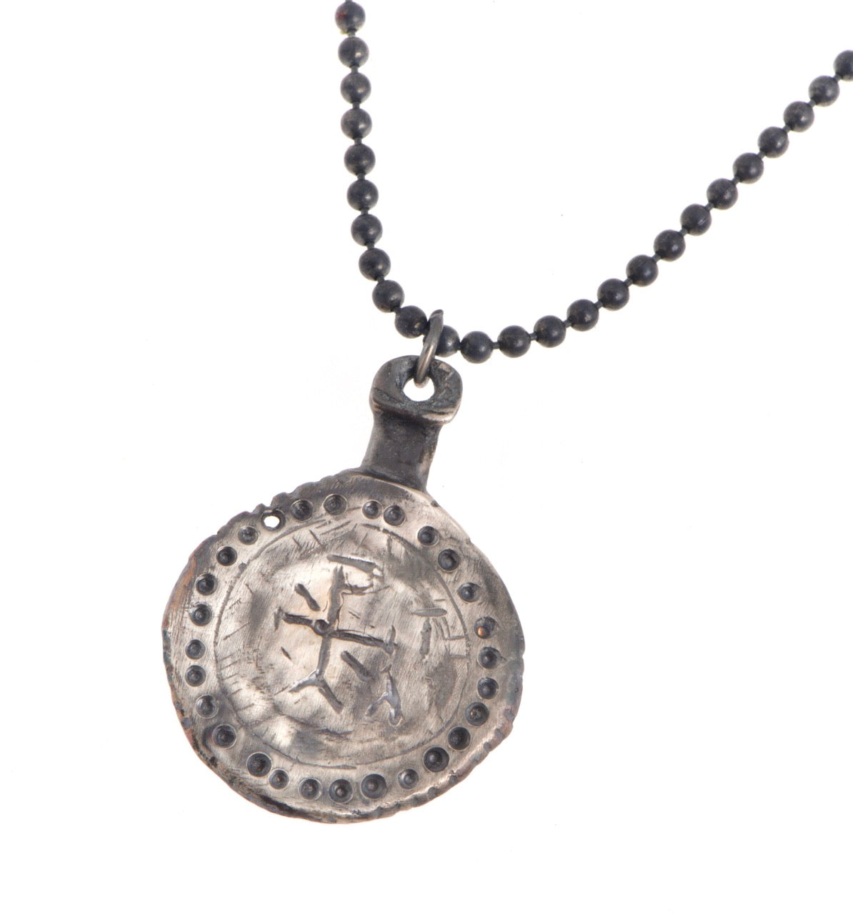 Chi (X) Ro (P) Monogram Necklace II