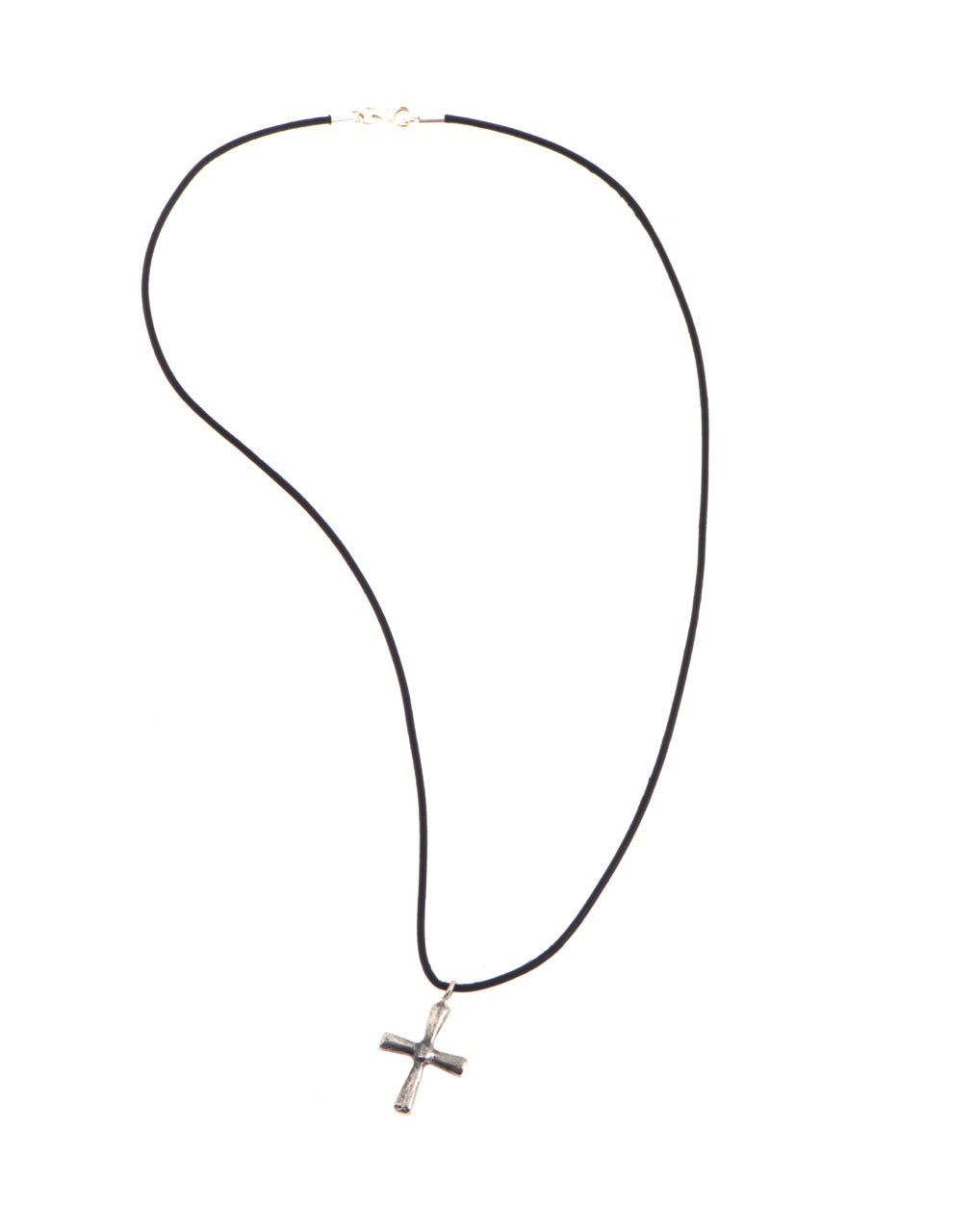 Holy Cross; Stavroz Leather Necklace