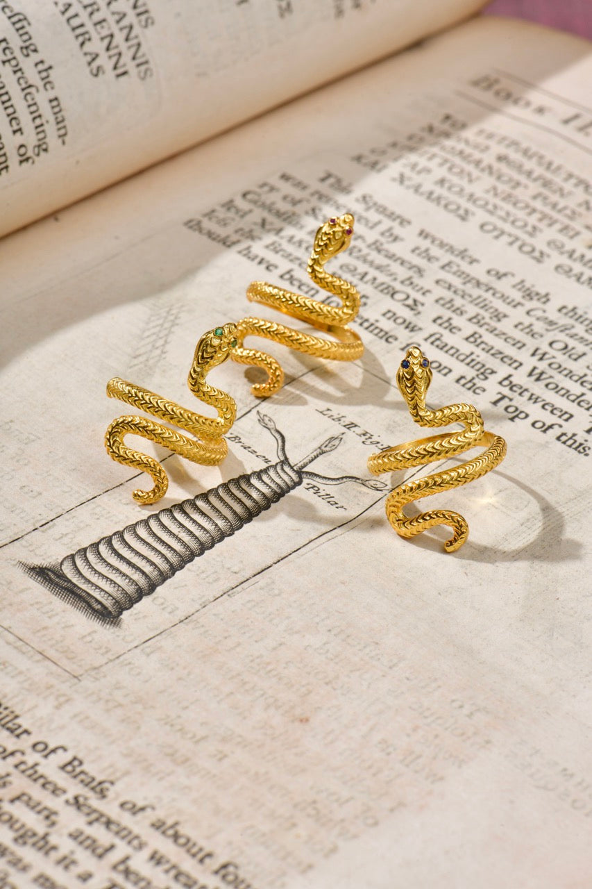 Roman Snake Ring