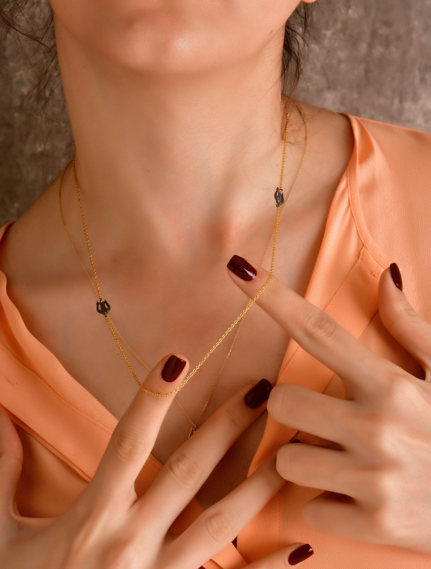 Duo Kithara Necklace