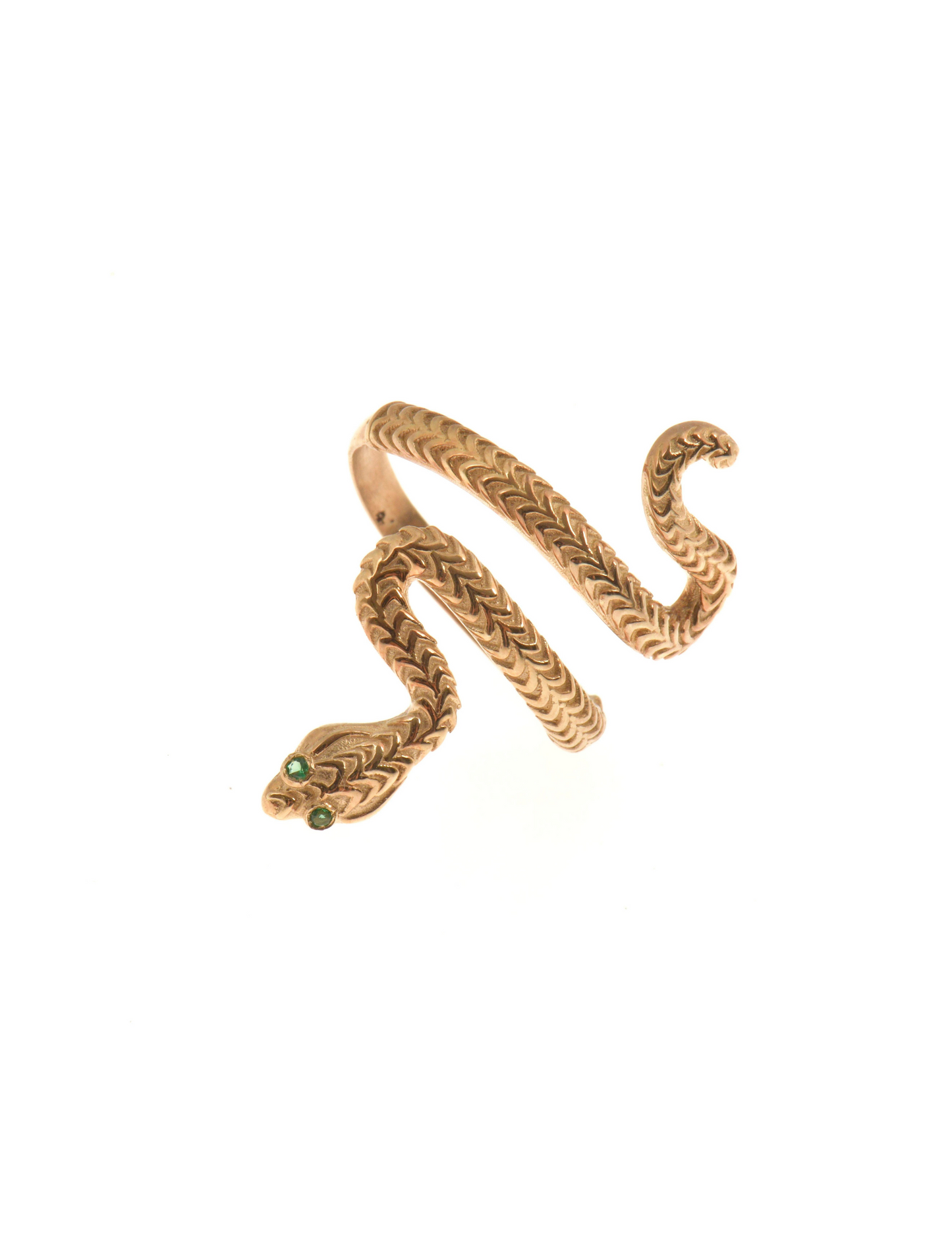Roman Reptile Gold Ring