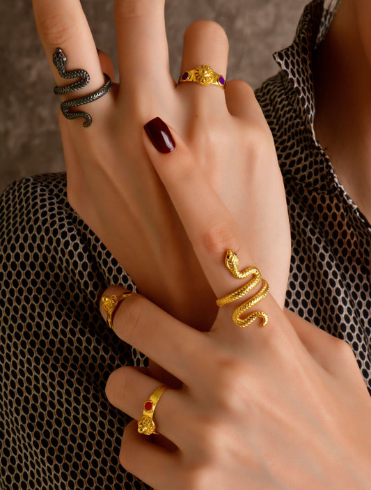 Roman Snake Ring