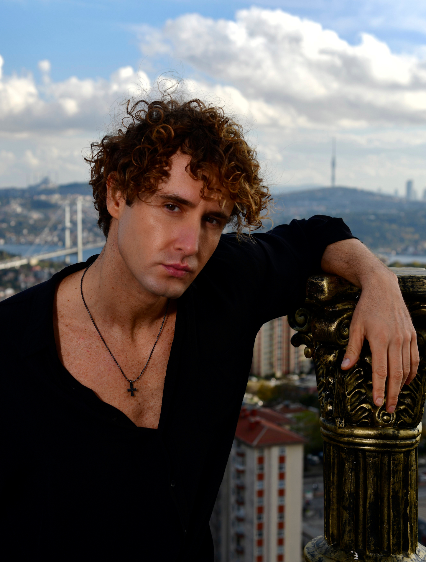 Byzantine Omphalion Cross Chain Necklace