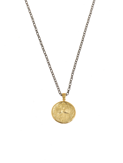 Janus Tenedos Medallion Necklace