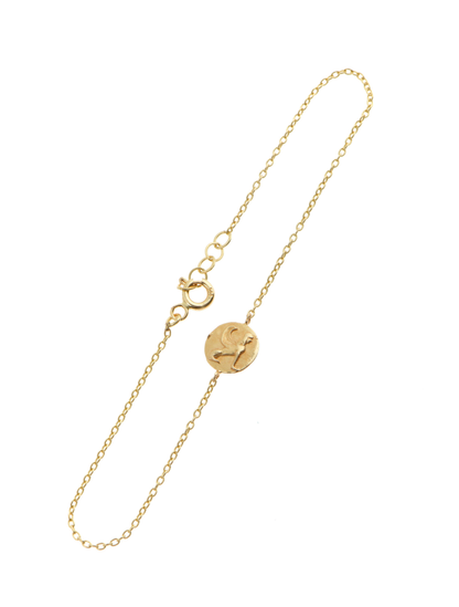 Altın Griffon Madalyon Bilezik