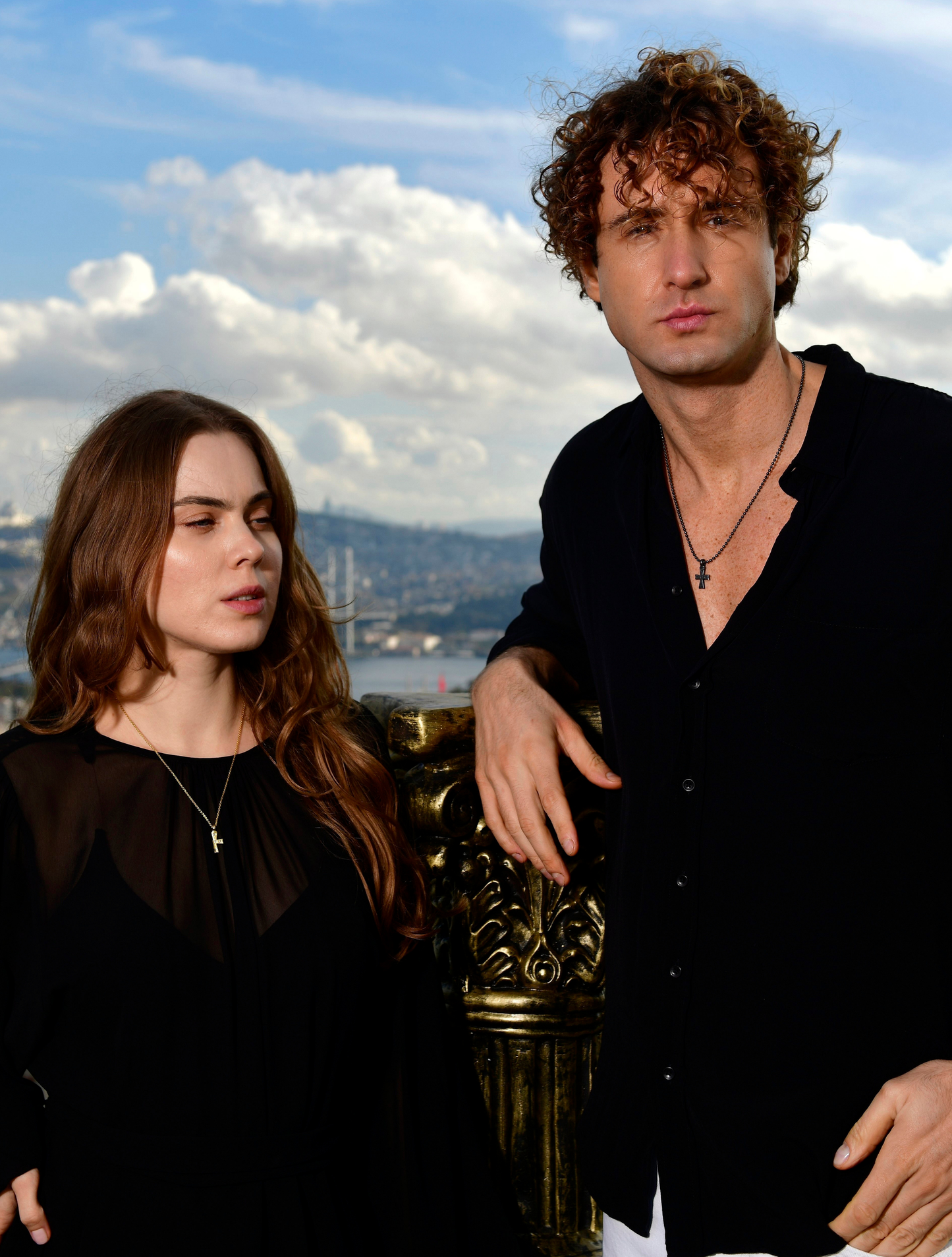 Byzantine Omphalion Cross Chain Necklace