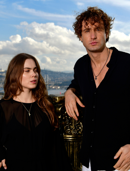 Byzantine Omphalion Cross Chain Necklace