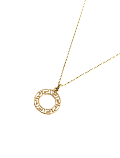 Meander Gold Necklace