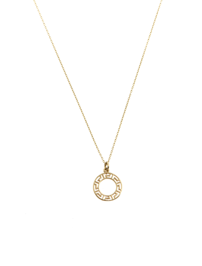 Meander Gold Necklace