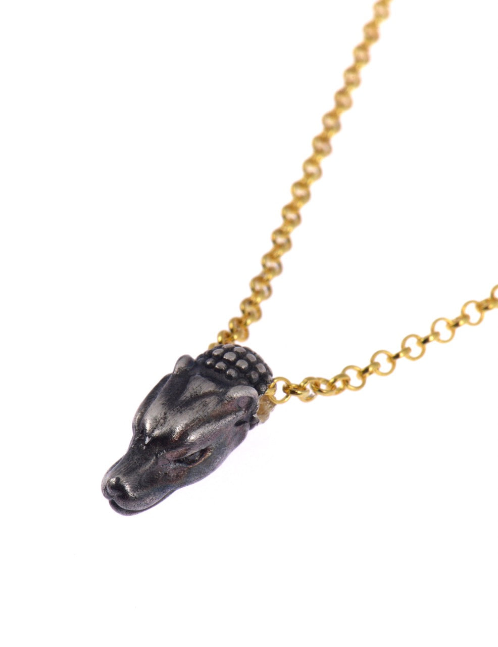 Panther Head Necklace