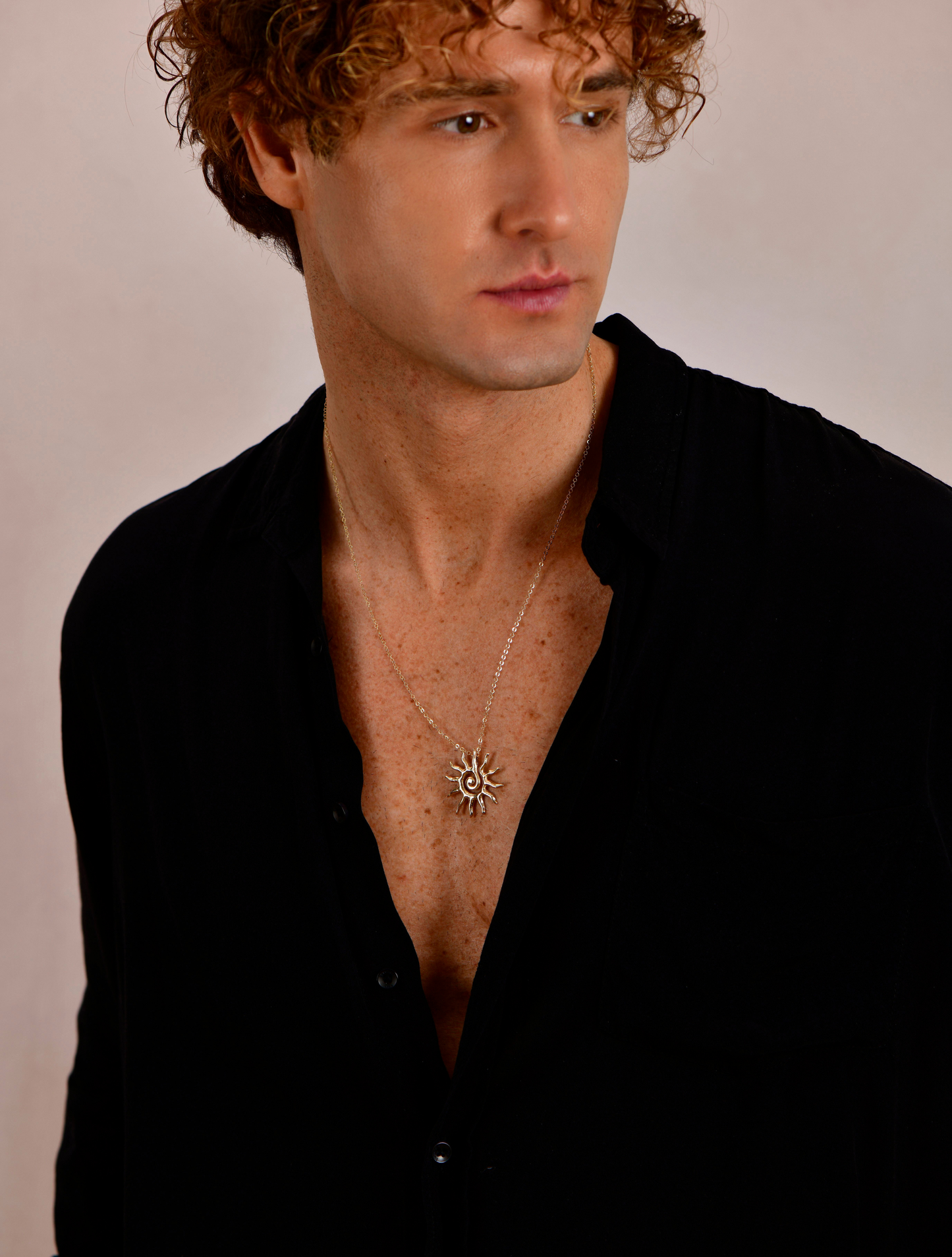 Helios Gold Necklace