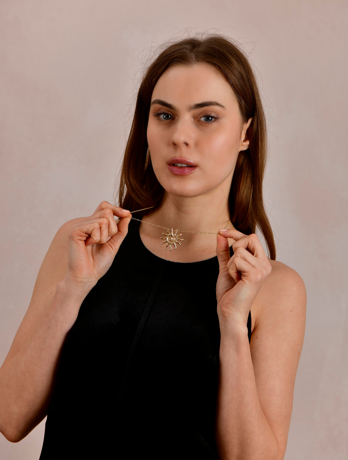 Helios Gold Necklace