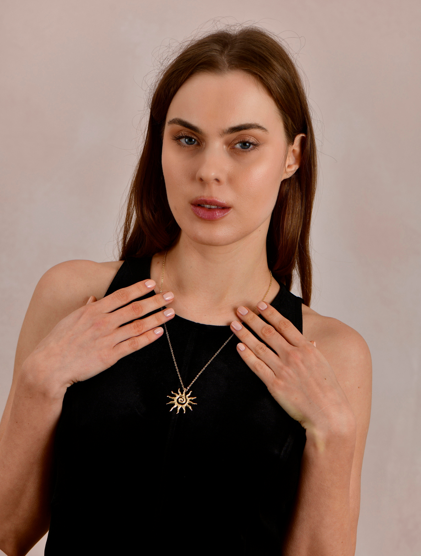 Helios Gold Necklace