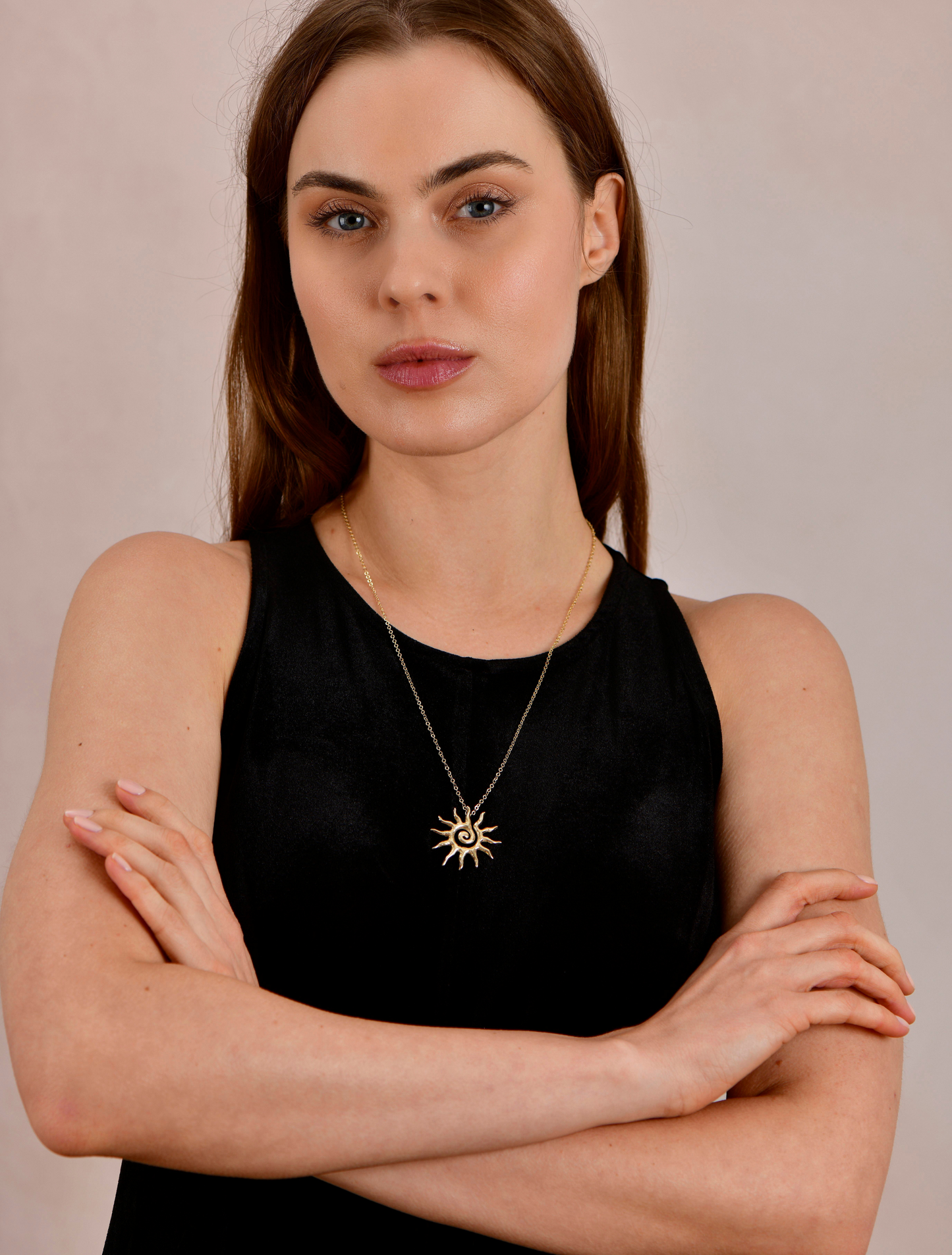 Helios Gold Necklace