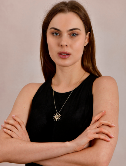 Helios Gold Necklace
