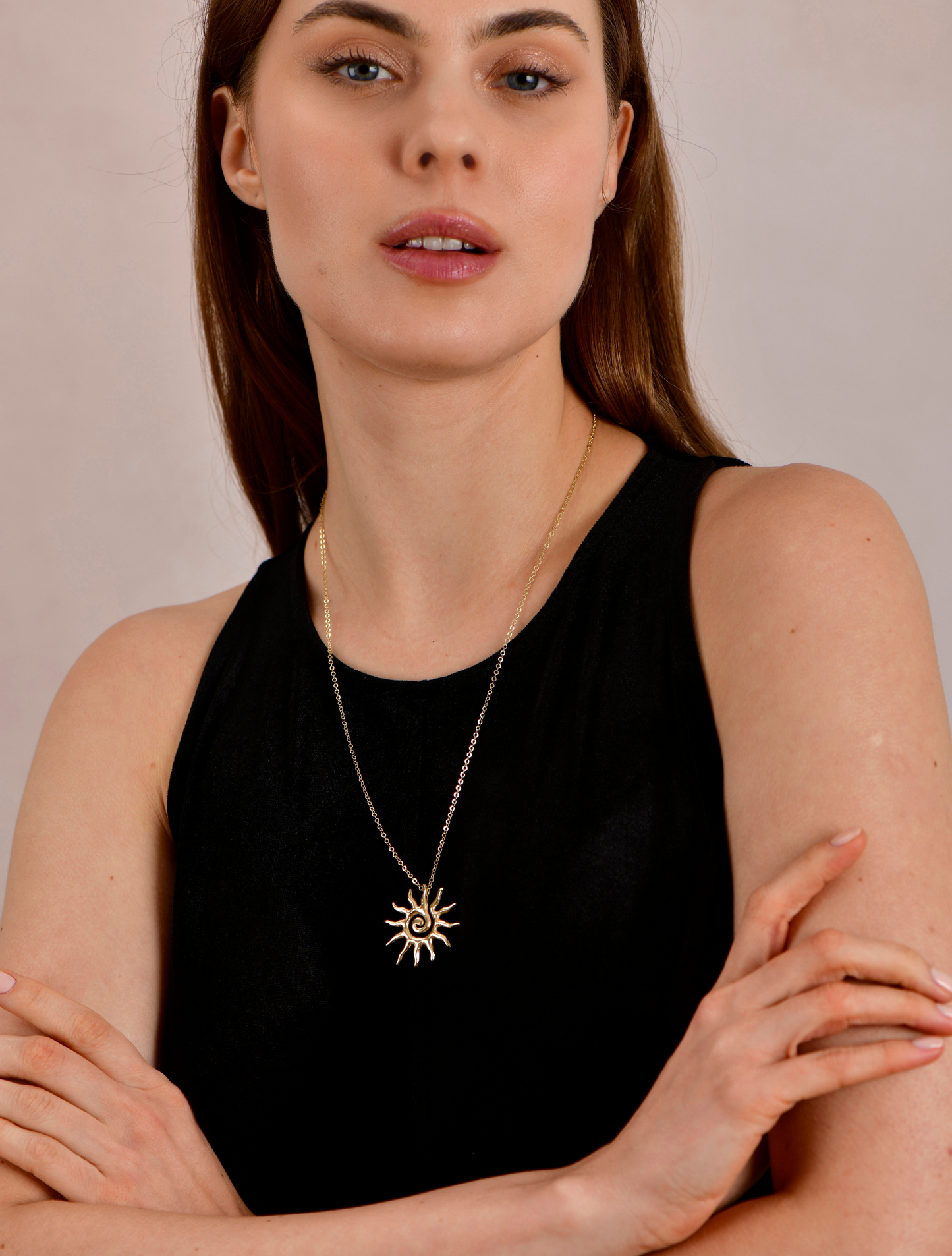 Helios Gold Necklace