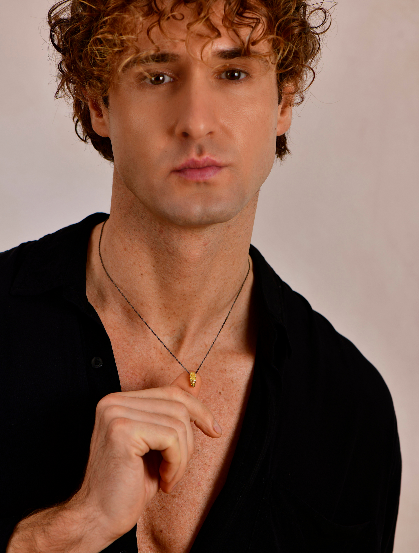 Panther Head Necklace