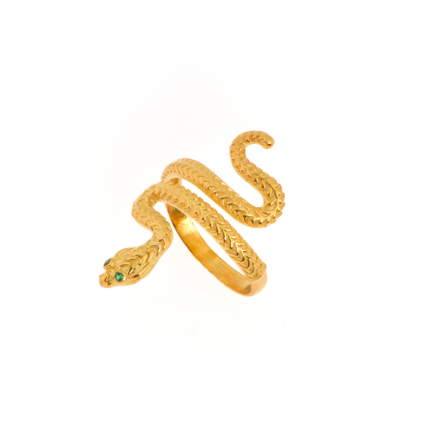 Roman Reptile Gold Ring